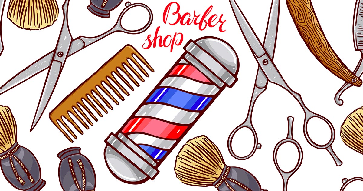 ความหมายที่ซ่อนอยู่หลังป้ายไฟ Barber’s Pole ร้านตัดผมเปิดแล้ว