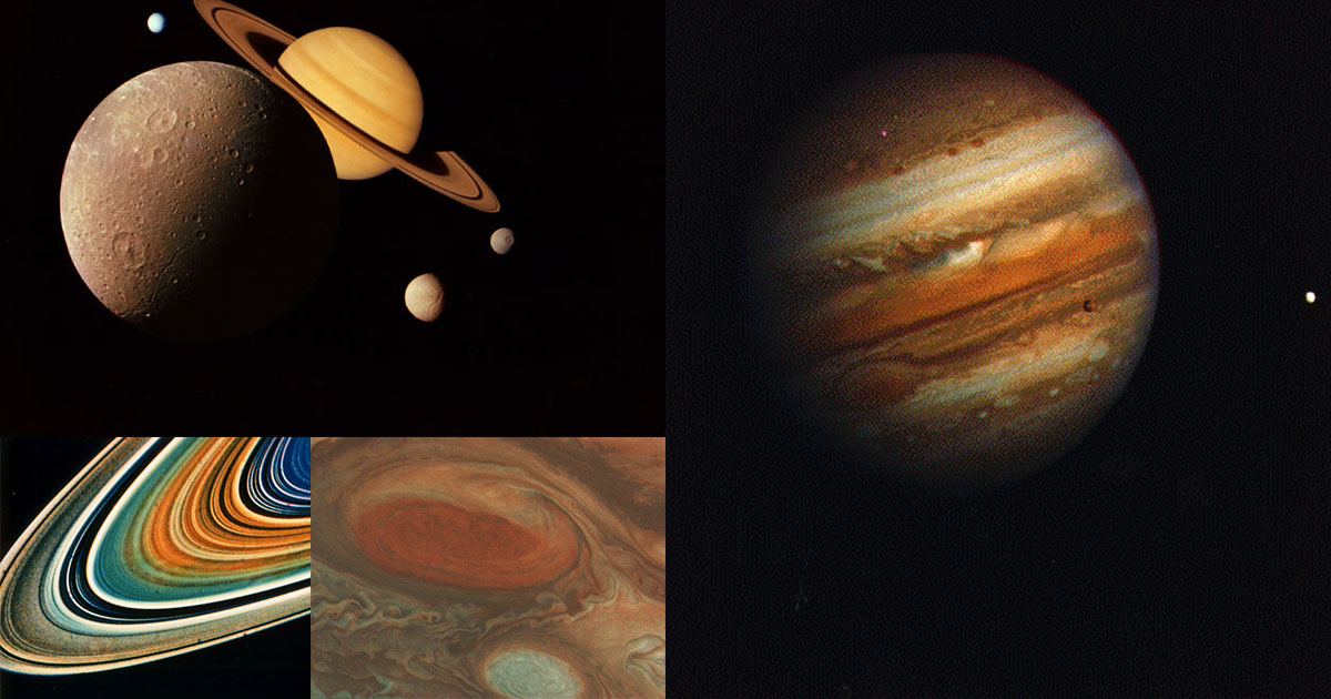 เปิดภาพถ่าย ดาวเสาร์ ดาวพฤหัสบดี ยุคบุกเบิกอวกาศ โดยยาน Voyager