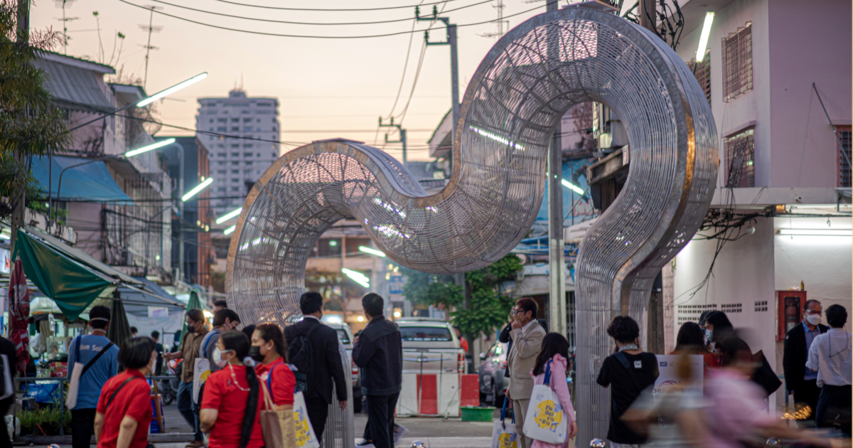 เดินย่านชุมชน แวะชมงานศิลปะกับ 15 ประติมากรรม Chula Arts Park