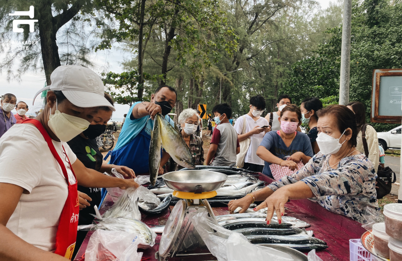 ตลาดชิงปลา หาดในยาง