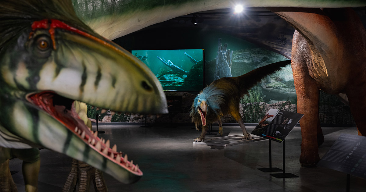 THAINOSAUR นิทรรศการที่เนรมิตไดโนเสาร์พันธุ์ไทยและสัตว์ดึกดำบรรพ์ให้กลับมามีชีวิตอีกครั้ง