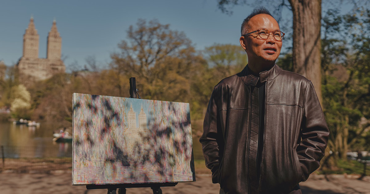 WoodyWind ผู้เริ่มต้นอาชีพศิลปินในวัยใกล้ 50 ปี กับงานศิลปะอิมเพรสชันนิสต์จากสวนสาธารณะ