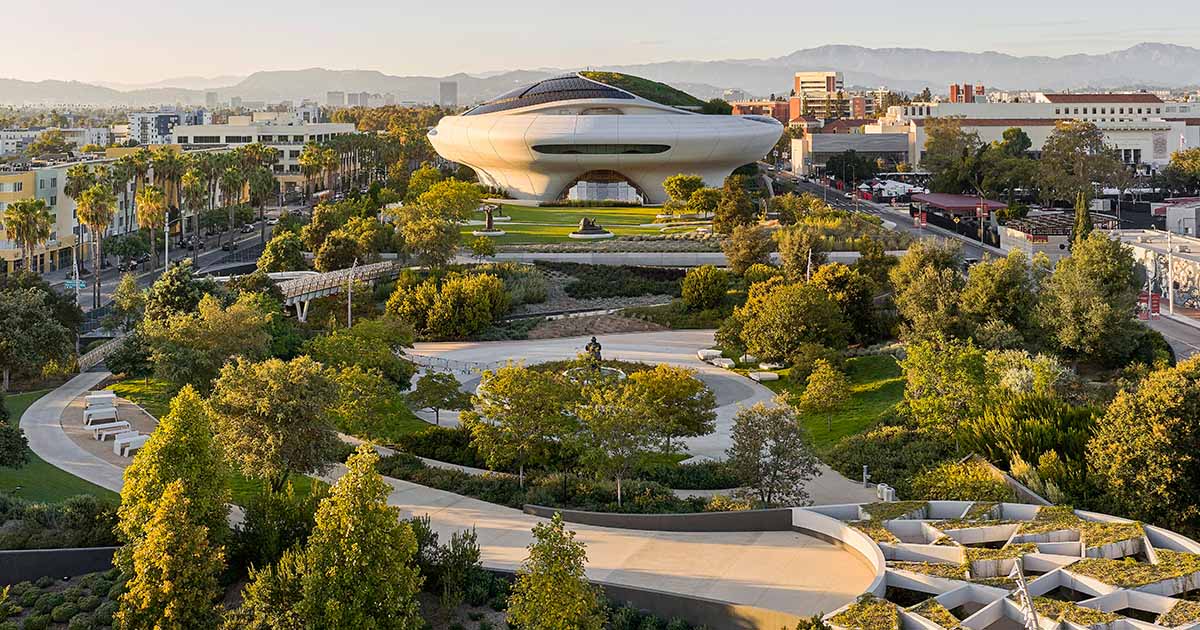 ถอดรหัสดีไซน์ Lucas Museum of Narrative Art พิพิธภัณฑ์สุดล้ำของ จอร์จ ลูคัส ที่หลอมรวมศิลปะ ภูมิทัศน์ เทคโนโลยี และความยั่งยืน